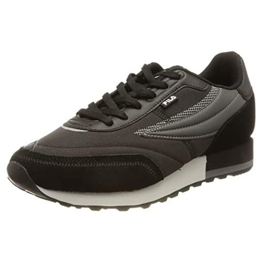 Fila retronique 22, scarpe da ginnastica uomo, nero black gray violet, 44 eu