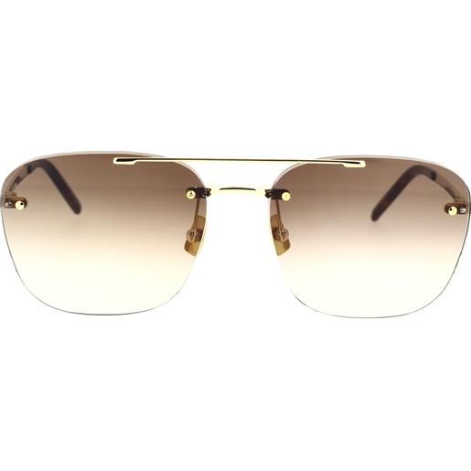 Yves Saint Laurent occhiali da sole saint laurent sl309 rimless 003