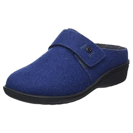 Ganter hera, pantofole donna, blu navy, 37 eu larga