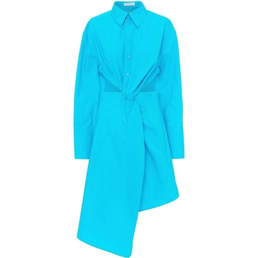 JW Anderson chemisier con cut-out - blu