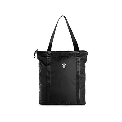 Munich recycled x tote backpack black, borse donna, nero, u
