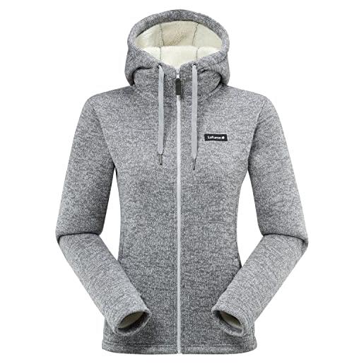 Lafuma cali hoodie w, giacche di pile da escursionismo donna, heather grey, m