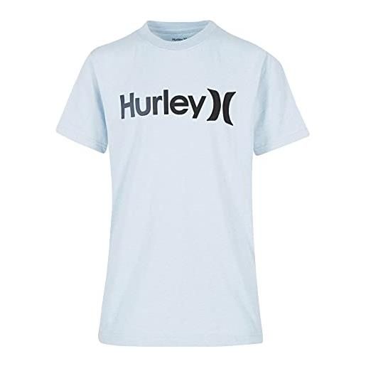 Hurley t-shirt con grafica unica, chambray blue heather, 12 anni bambini e ragazzi