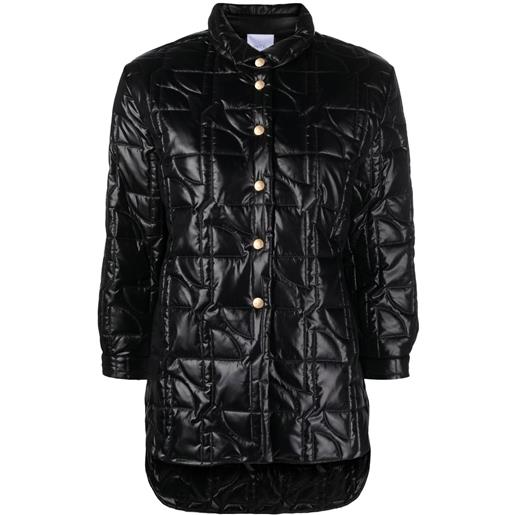 Patou giacca-camicia trapuntata - nero