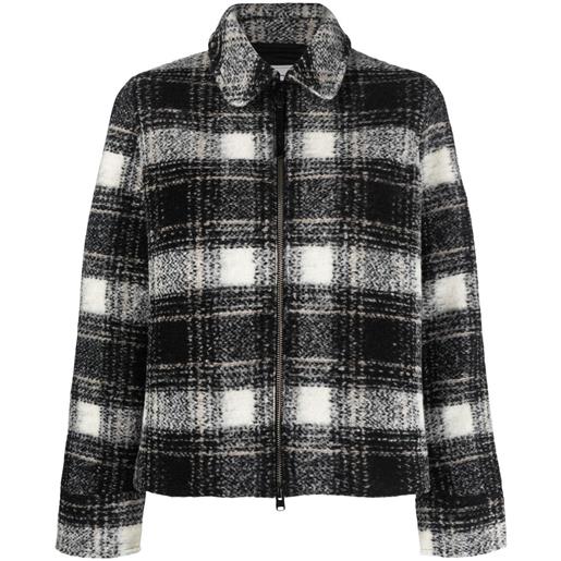 Woolrich giacca-camicia a quadri - nero