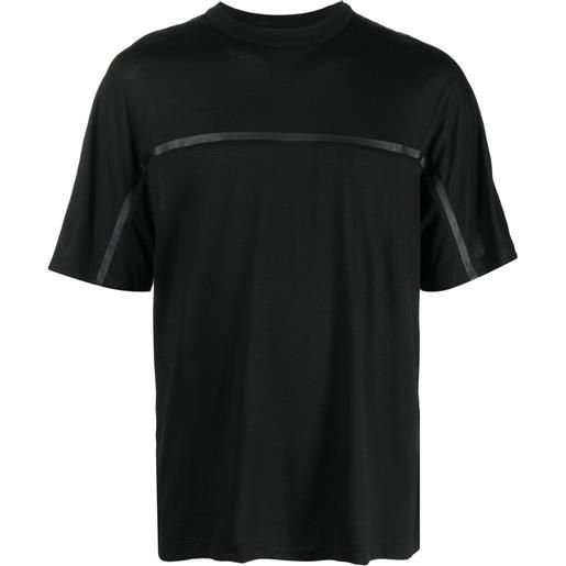 Zegna t-shirt a righe - nero