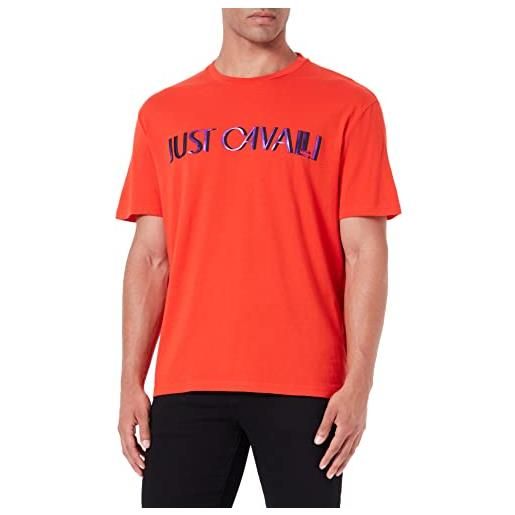 Just Cavalli t-shirt, 304 poppy red, l uomo
