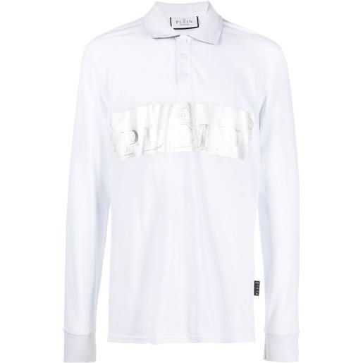 Philipp Plein polo con stampa - bianco