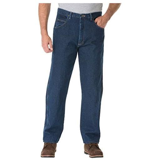 Wrangler, jeans da uomo jean, dall'aspetto consumato e la vestibilità comoda grey indigo 36w x 36l
