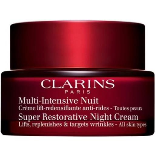 CLARINS multi-intensive nuit - crema notte antirughe per tutti i tipi di pelle 50 ml