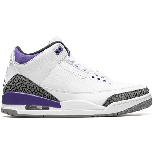 Jordan sneakers air Jordan 3 dark iris - bianco
