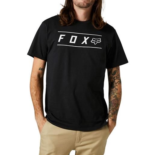 Fox pinnacle ss premium tee nero bianco