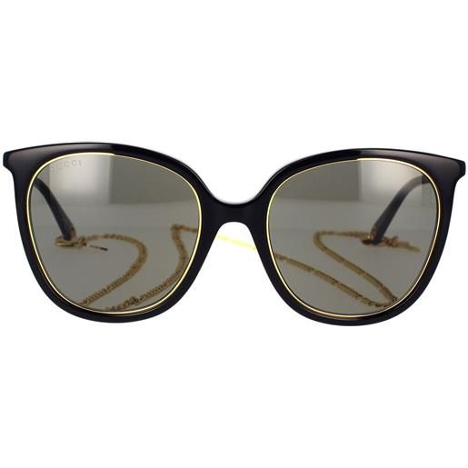 Gucci occhiali da sole Gucci con catena gg1076s 001