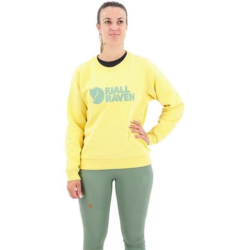 Fjällräven logo sweater giallo l donna