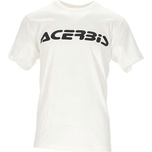 Acerbis t-logo t shirt bianco
