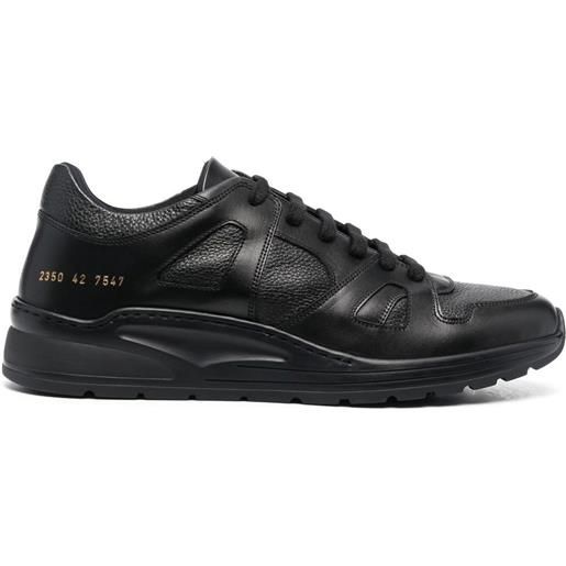 Common Projects sneakers track technical in pelle - nero