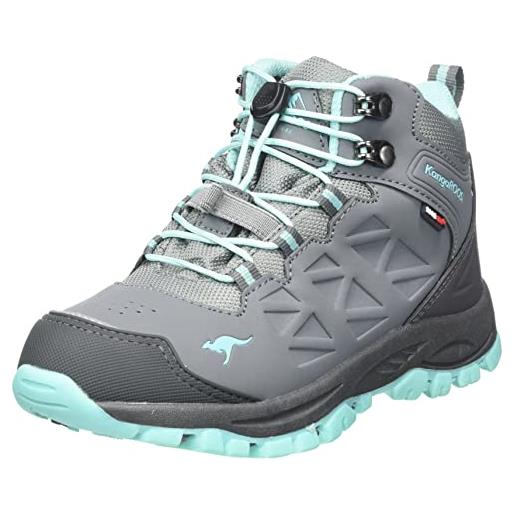 KangaROOS k-xt para mid rtx, scarpe da escursionismo, grigio oceano, 34 eu