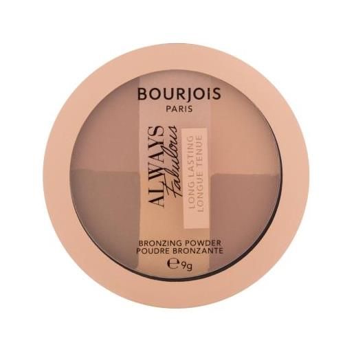 BOURJOIS Paris always fabulous bronzing powder bronzer in polvere a lunga tenuta 9 g tonalità 001 medium