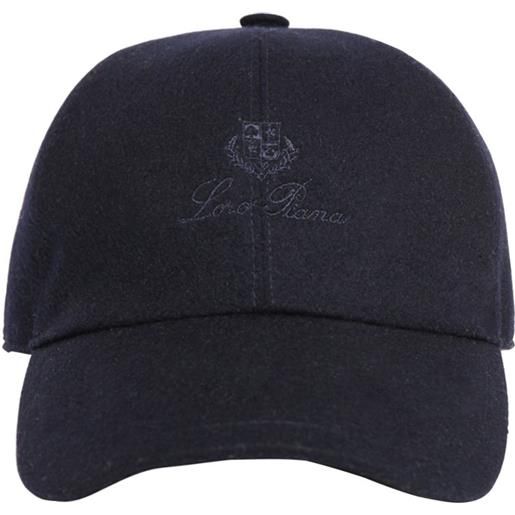 LORO PIANA cappello baseball storm system in cashmere