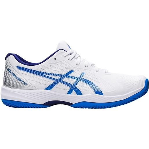 Asics - solution swift ff clay (white/electric blue)