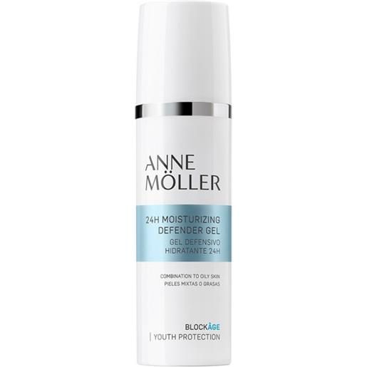 Anne moller blockage 24h moisturizing defender gel 50 ml