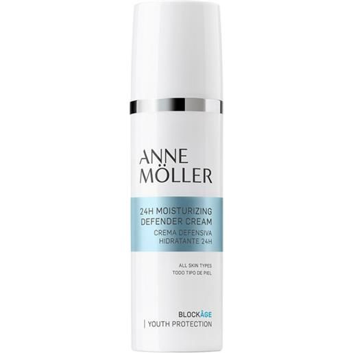 Anne moller blockage 24h moisturizing defender cream 50 ml