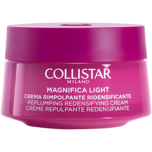 Collistar magnifica crema rimpolpante ridensificante viso e collo light 50 ml