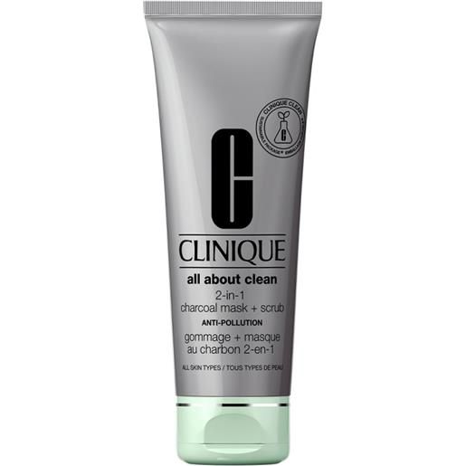 Clinique all about clean charcoal mask + scrub 100 ml