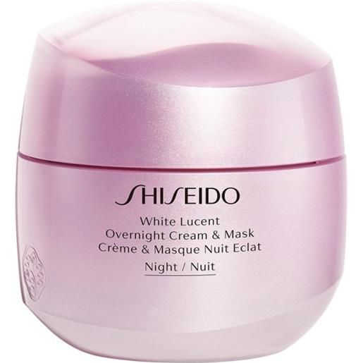 Shiseido white lucent overnight cream&mask 75 ml