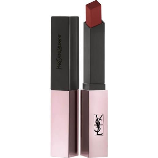 YSL yves saint laurent rouge pur couture the slim glow matte nâ° 204 private carmine