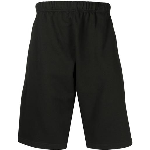 Kenzo shorts sportivi con ricamo - nero