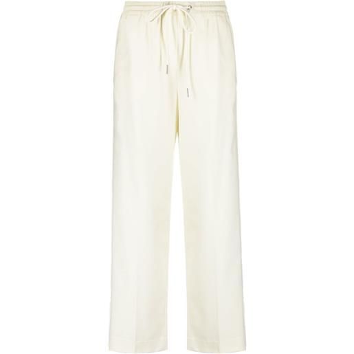 Moncler pantaloni con coulisse - bianco