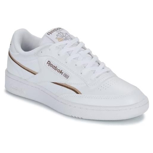 Reebok club c 85 vegan, sneaker uomo, chalk/gabgry/vecnav, 50 eu