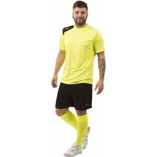 Softee maglietta da calcio full da ragazzo - giallo fluo