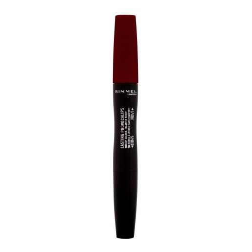 Rimmel London lasting provocalips 16hr rossetto liquido a lunga tenuta con gloss 3.9 ml tonalità 570 no wine-ing