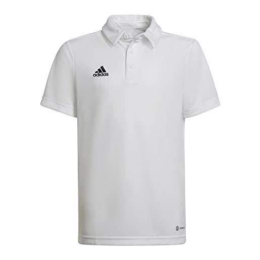 adidas unisex kids polo shirt ent22 polo y, white, hc5059, 164 eu