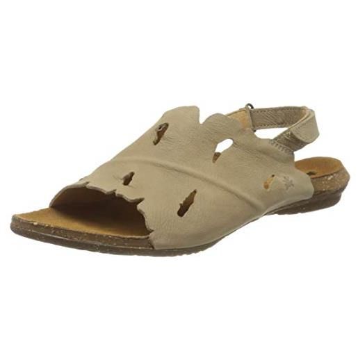El Naturalista n5068 wakataua, sandali punta aperta donna, grigio (piedra piedra), 36 eu
