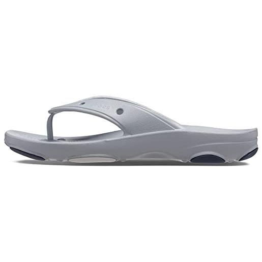 Crocs classic all-terrain flip, infradito unisex-adulto, slate grey, 39/40 eu