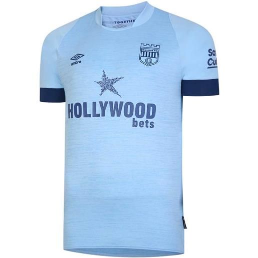 Umbro brentford fc replica short sleeve t-shirt away 22/23 blu s