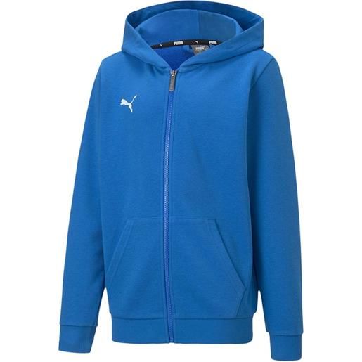Puma teamgoal 23 casuals full zip sweatshirt blu 5-6 years ragazzo
