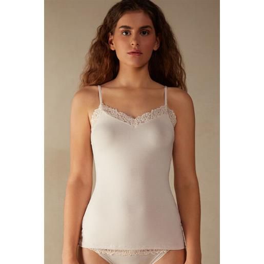 Intimissimi top in modal pretty flowers naturale