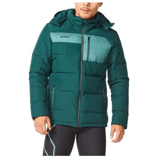 2XU utility insulation jacket giacca, pine/silver sage, xl uomo