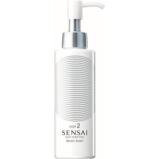 Sensai silky purifying milky soap - step 2 150 ml sapone in emulsione lattea dalla schiuma delicata, soffice e corposa