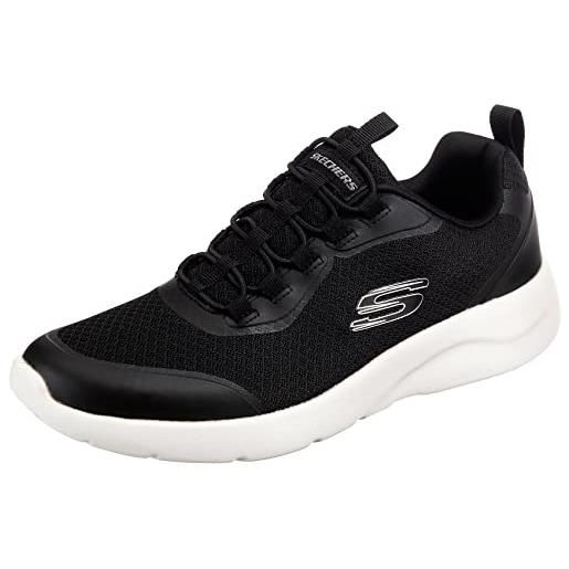 Skechers 894133 bbk, scarpe da ginnastica uomo, black mesh synthetic black trim, 39 eu