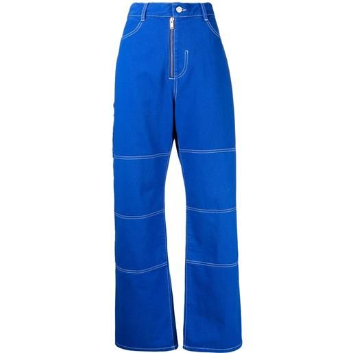 Dion Lee jeans dritti - blu