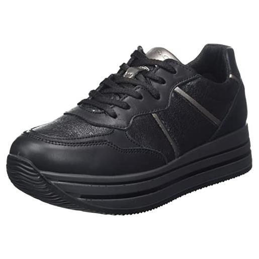 IGI&CO donna kay leather, sneaker, black, 35 eu