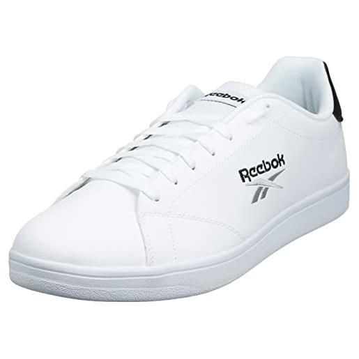 Reebok royal complete sport, sneaker uomo, ftwr white/core black/pure grey 3, 37.5 eu