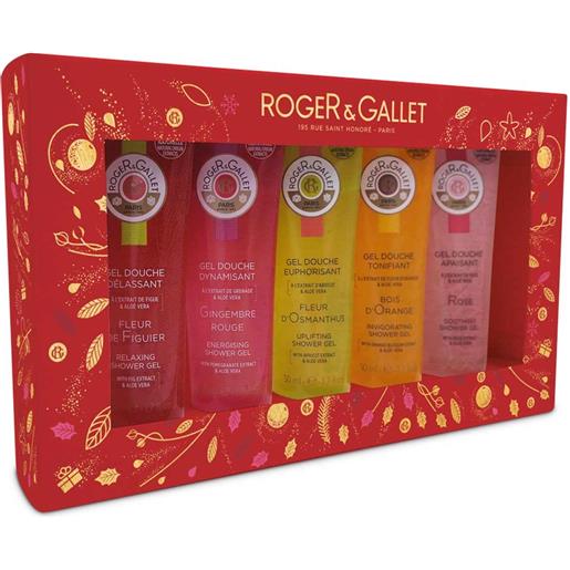 Roger & Gallet roger&gallet xmas gel doccia 5 x 50 ml