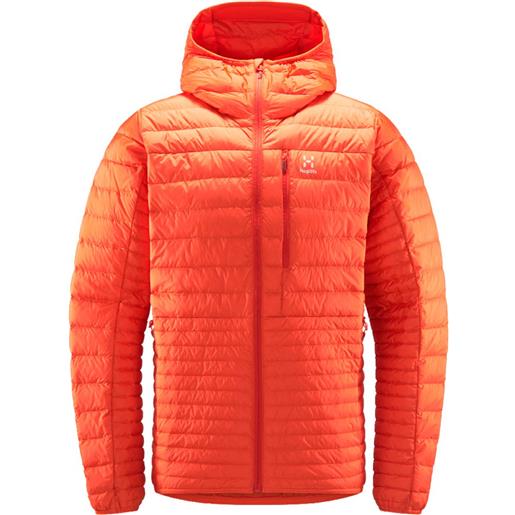 Haglofs micro nordic down jacket arancione s uomo