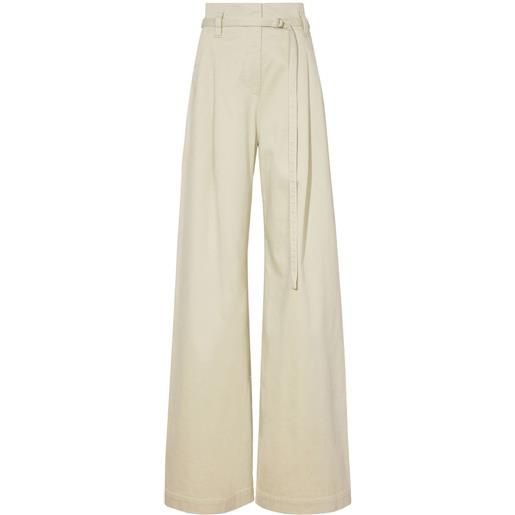 Proenza Schouler White Label pantaloni a gamba ampia - bianco